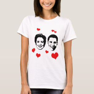 Lover voor Hillary en Obama.png T-shirt