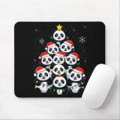 Lover Xmas Panda Christmas Tree  Muismat (Met muis)