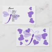 Loverly Dragonfly Visitekaartje (Voorkant / Achterkant)