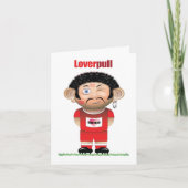 LoverPull (Liverpool) Grappige Voetbalkaart Kaart (Voorkant)