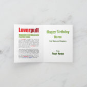 LoverPull (Liverpool) Grappige Voetbalkaart Kaart (Binnen)