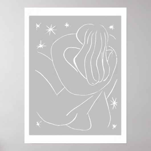 Lovers Abstract Poster (Voorkant)
