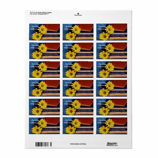 LOVERS ADRES BOEKEN ETIKET (Full Sheet)