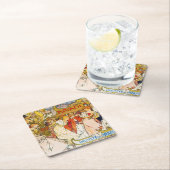 Lovers, Alphonse Mucha Kartonnen Onderzetters (Insitu)