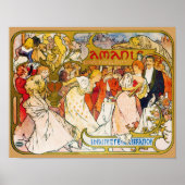 Lovers, Alphonse Mucha Poster (Voorkant)