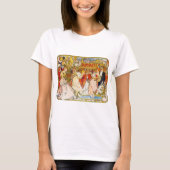 Lovers, Alphonse Mucha T-shirt (Voorkant)