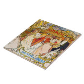 Lovers, Alphonse Mucha Tegeltje (Zijkant)