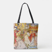 Lovers, Alphonse Mucha Tote Bag (Achterkant)