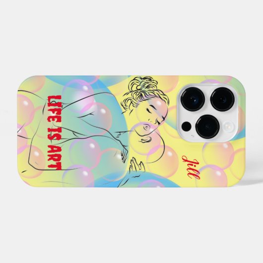 Lovers Artsy iPhone Hoesje (Achterkant horizontaal)