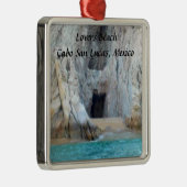 Lovers Beach Cabo San Lucas Mexico Metalen Ornament (Rechts)
