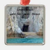 Lovers Beach Cabo San Lucas Mexico Metalen Ornament (Voorkant)