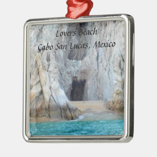 Lovers Beach Cabo San Lucas Mexico Metalen Ornament (Links)