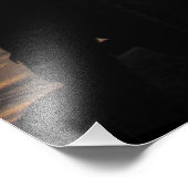 Lovers bij Sunset Lake Photo Print Foto Afdruk (Hoek)