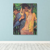 Lovers Canvas Afdruk (Insitu (Houten vloer))