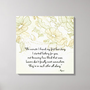 Lovers Canvas Afdruk