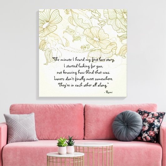 Lovers Canvas Afdruk (Insitu (Woonkamer))