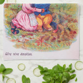 Lovers Cat (Strong Emotion), Louis Wain Theedoek (Gevouwen)