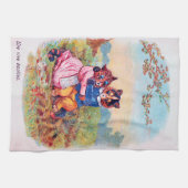 Lovers Cat (Strong Emotion), Louis Wain Theedoek (Horizontaal)