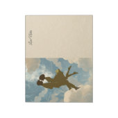Lovers Couple in the Blue Sky Collage Notitieblok (Linkerzijde)