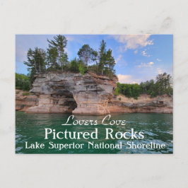 Lovers Cove Pictured Rocks Briefkaart