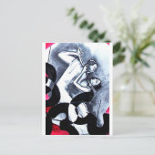 Lovers Dance in Time Briefkaart (Staand voorkant)