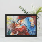 Lovers Dance Uitnodiging (Staand voorkant)