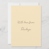 Lovers Dansende Valentijnsdag Kaart (Achterkant)