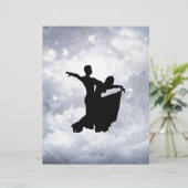 Lovers danst in romance (Staand voorkant)
