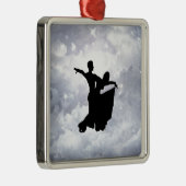 Lovers danst in romance metalen ornament (Rechts)