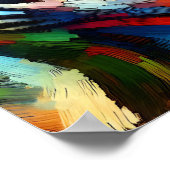 Lover's Embracing Air Oil Paint Style Poster (Hoek)