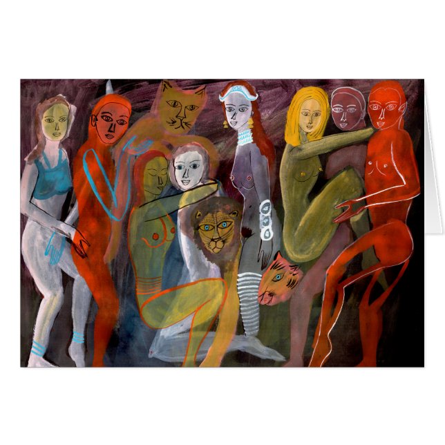 Lovers- en Lionenkaart (Voorkant Horizontaal)