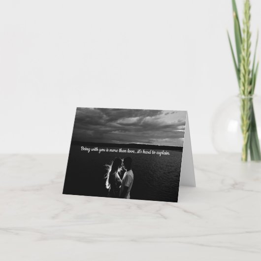 Lovers Eternal Flame Soulmate Love You Card Kaart (Voorkant)