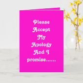 Lovers excuses kaart (Gele Bloem)