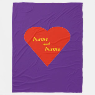 LOVERS FLEECE BLANKET DEKEN