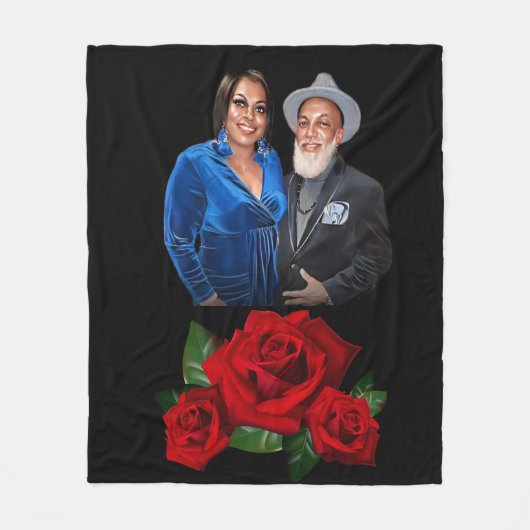 Lovers Fleece Deken (Voorkant)