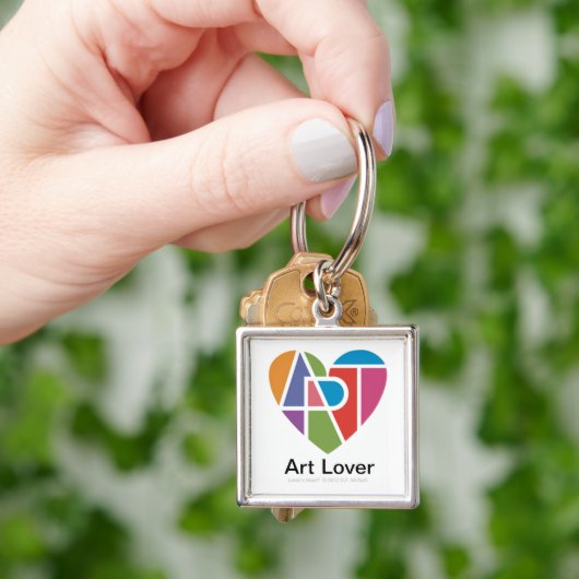 Lover's Heart® Art Lover's Premium Sleutelhanger (Hand)