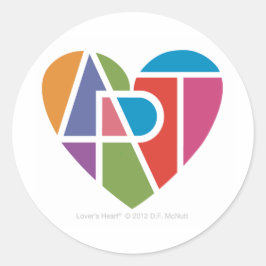 Lover's Heart® Art Lover's Sticker