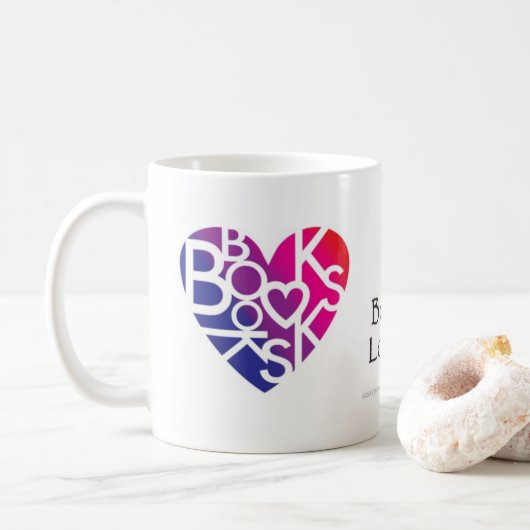 LOVER'S HEART® Boek Mok (Met donut)