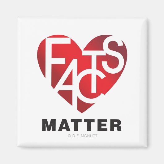 Lover's Heart® Feiten Matter Magnet (Voorkant)
