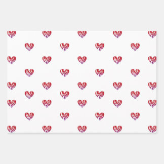 Lover's Heart® Hou van je inpakpapier Vel