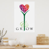 Lover's Heart® Lees & Grow Poster (Keuken)