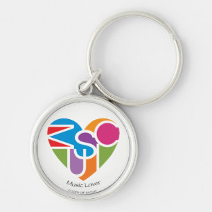 Lover's Heart® Music Lover's Premium Sleutelhanger