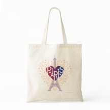 Lover's Heart® Paris Canvas tas