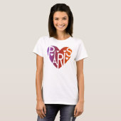 Lover's Heart® Paris Lover's T-shirt (Voorkant volledig)