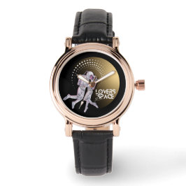 Lovers in de ruimte horloge
