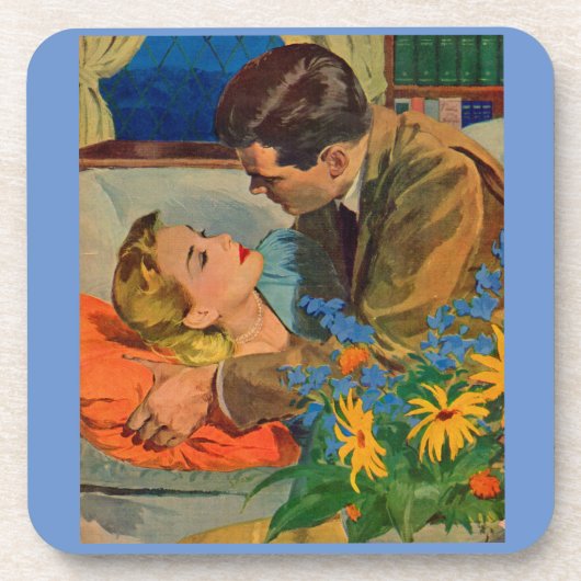 Lovers in Love Bier Onderzetter (Voorkant)