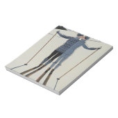 <Lovers in the Snow>van Georges Barbier Notitieblok (Linkerzijde)