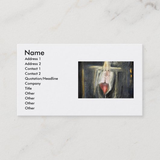 Lovers Kiss2 Visitekaartje (Voorkant)