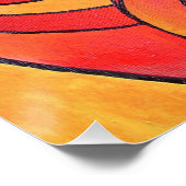 Lovers Kiss en hun lichamen vormen een liefdeshart Poster (Hoek)