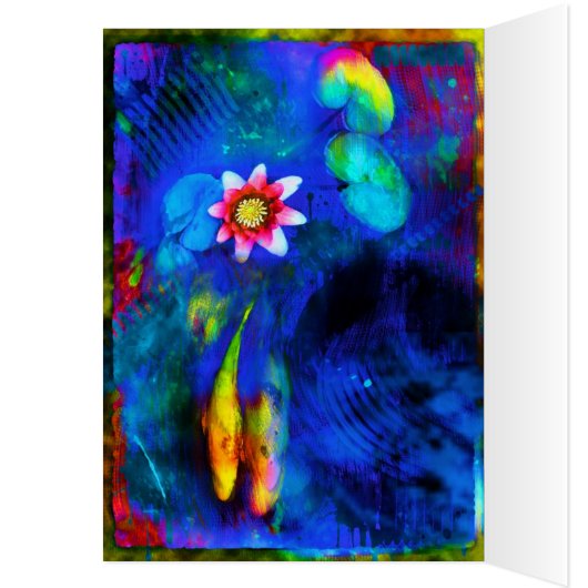 Lovers, Koi-kaart, Love, bruiloft (Binnen (Links))